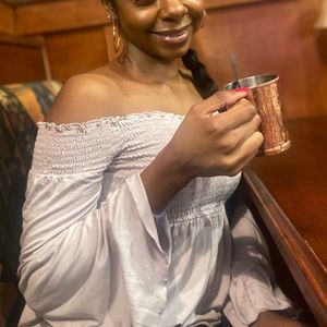 American Eagle off the shoulder blouse